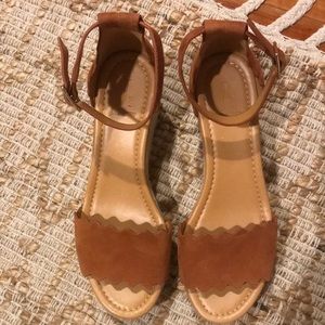 NWOT J. Crew Platform Sandals -